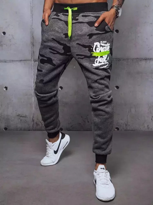 Pánské tepláky antracitové Dstreet UX3447 L