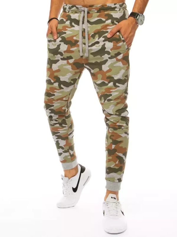 Zelené pánské tepláky Dstreet UX3334 XL
