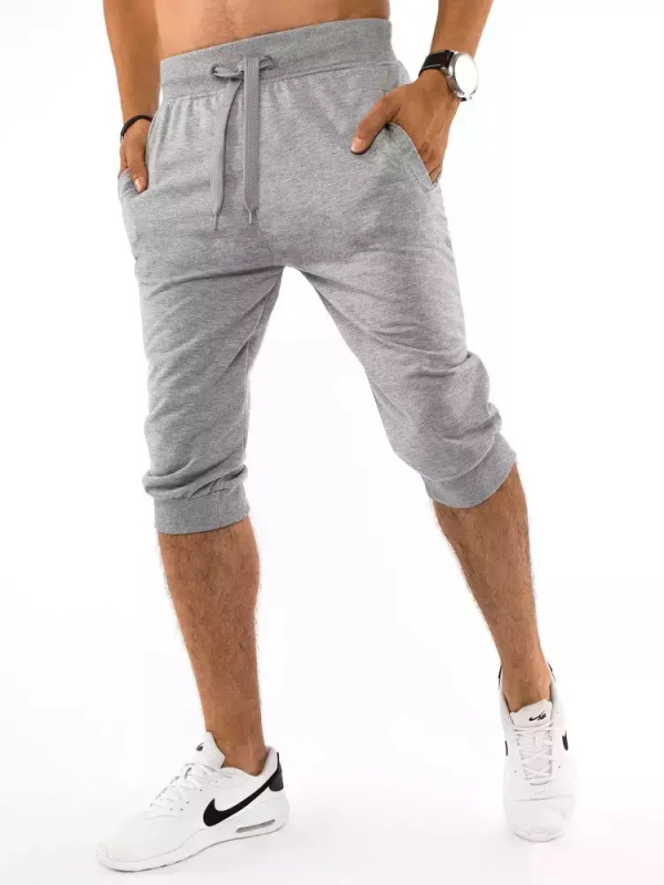 Světle šedé pánské šortky Dstreet SX1535 XL