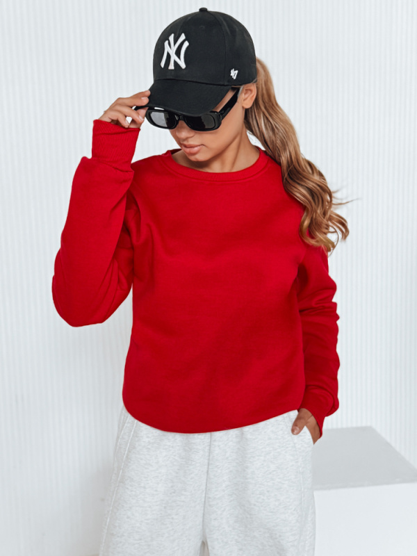 Dámská mikina FASHION II červená BY0147 XXL