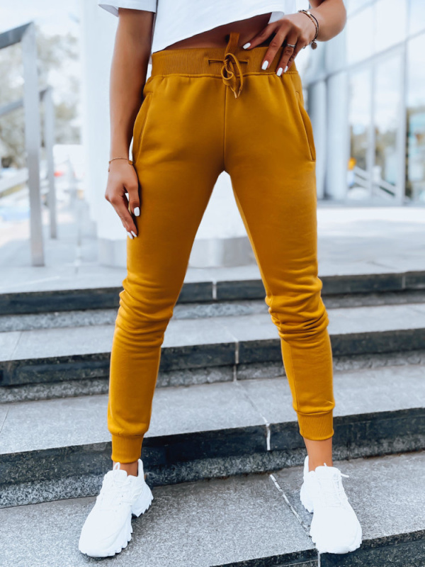 Dámské tepláky FITS velbloudí UY0552 S