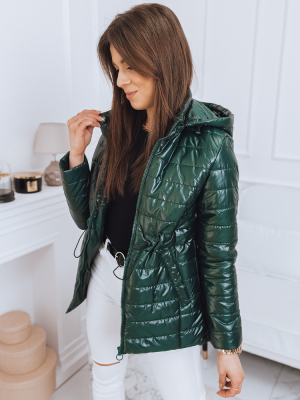 Dámská bunda TARINA černá Dstreet TY2520 Barva: Zelená, Velikost: M