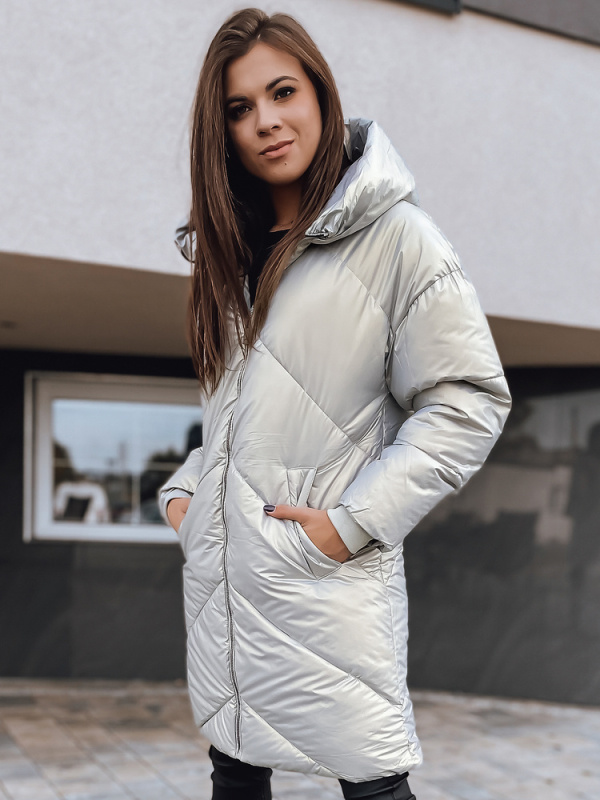 Dámská bunda MAGGIE šedá Dstreet TY2408 Velikost: XL