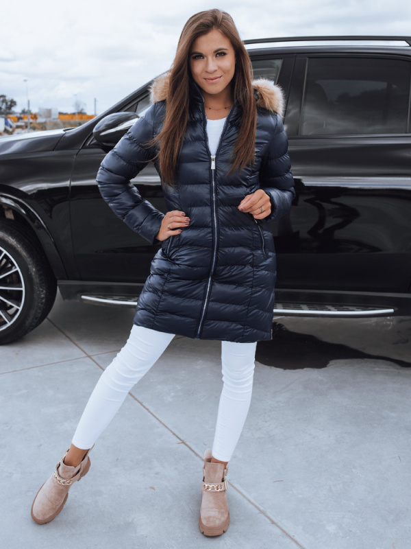 Dámská bunda REBECCA modrá Dstreet TY2143 XXL