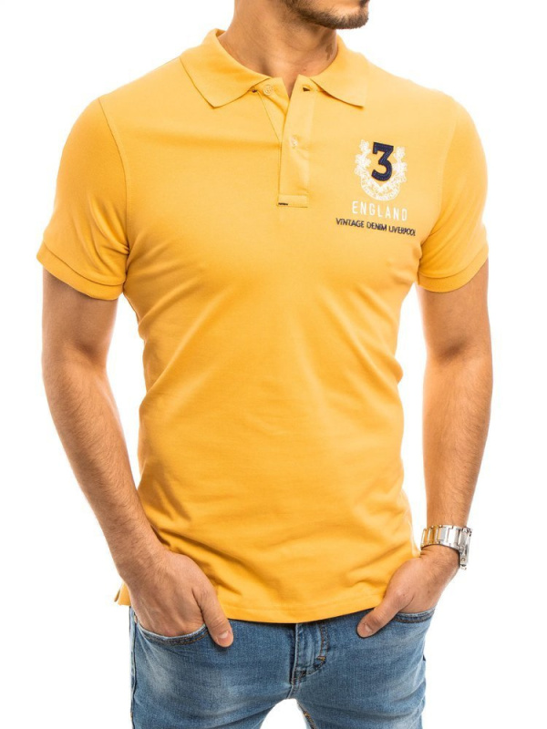 Pánská žlutá polokošile Dstreet PX0358 XXL