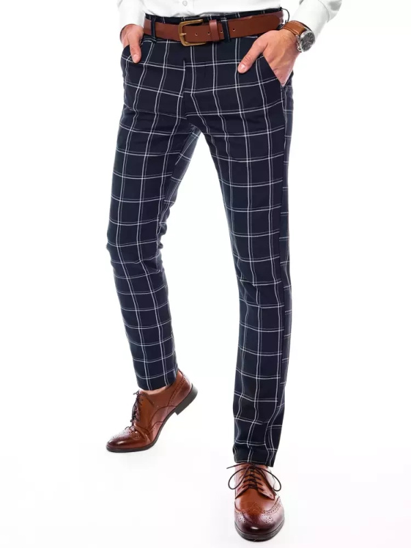 Dstreet UX3690 tmavě modré pánské chino kalhoty s32
