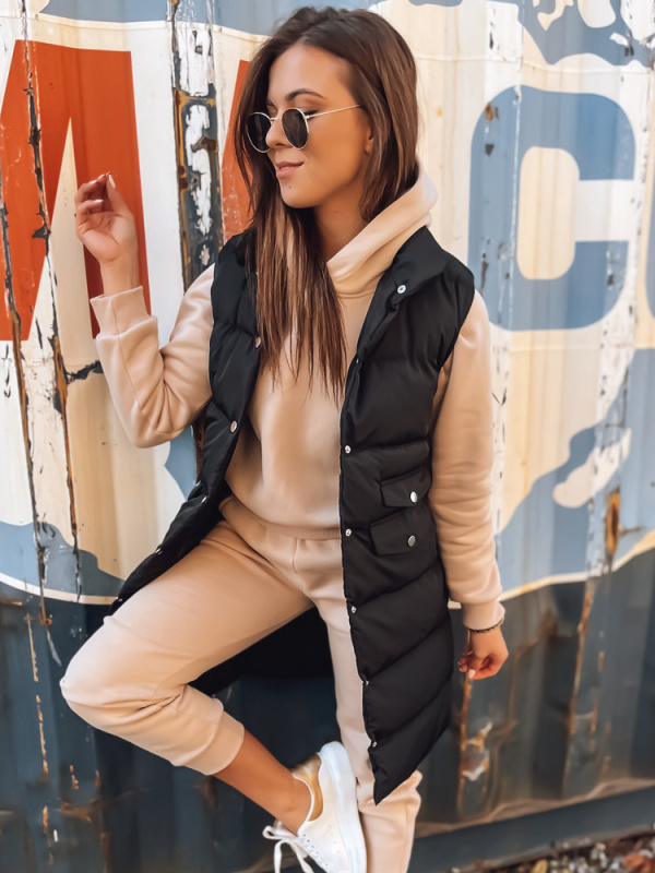 Dámská vesta WILLY černá Dstreet TY2391 s46