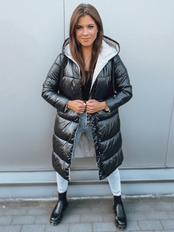 Dámská bunda KERMIT černá Dstreet TY2859 Velikost: M