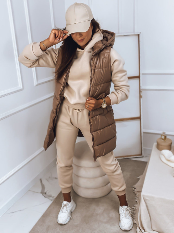 Dámská vesta ARAS, camel Dstreet TY2852 L