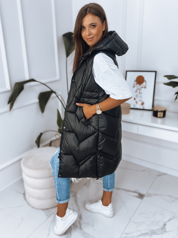 Dámská vesta LARIS černá Dstreet TY2832 L