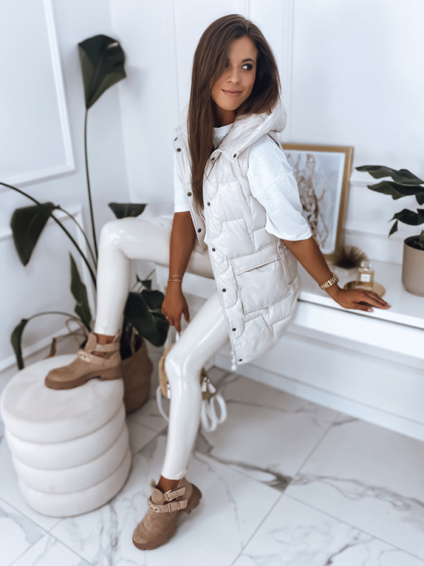 Dámská vesta WENDY bílá Dstreet TY2829 M