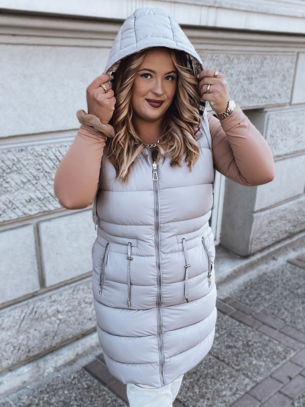 Dámská vesta KERIS fialová Dstreet TY2924 6XL