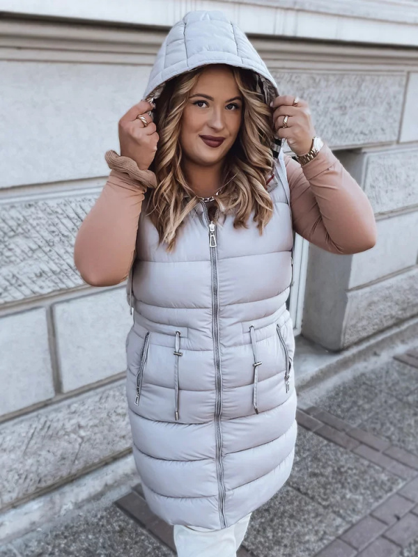 Dámská vesta KERIS fialová Dstreet TY2924 7XL