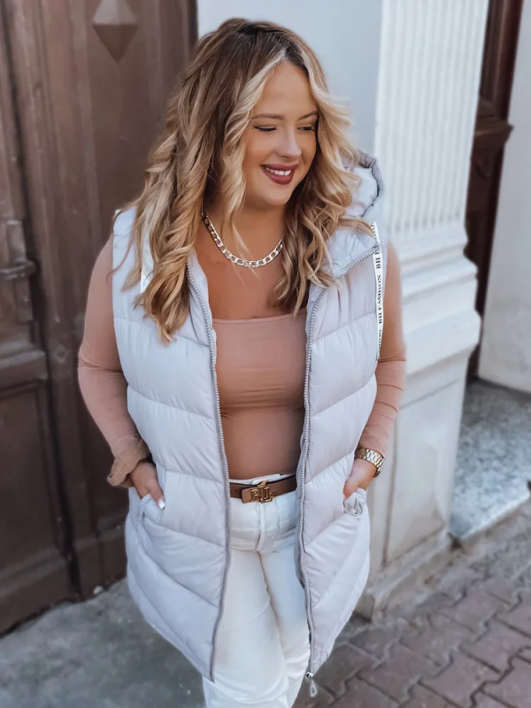 MIRELLI dámská fialová vesta Dstreet TY2923 5XL