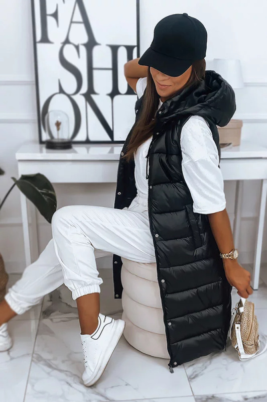 Dámská vesta VISAN černá Dstreet TY2777 XXL