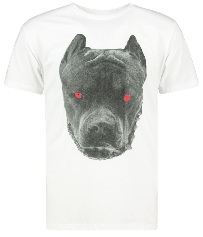 Bílé pánské tričko Dstreet RX4939 XL