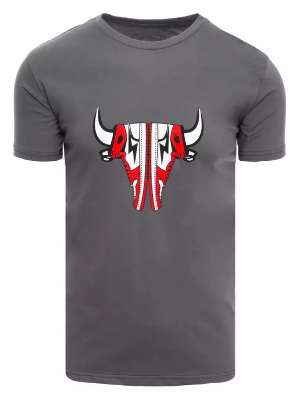 Pánské grafitové tričko Dstreet RX4931 L