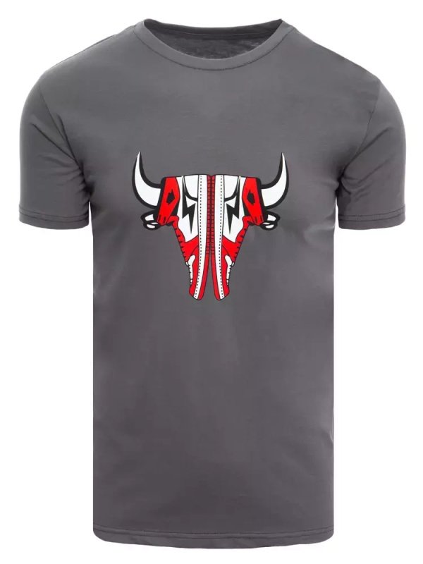 Pánské grafitové tričko Dstreet RX4931 L