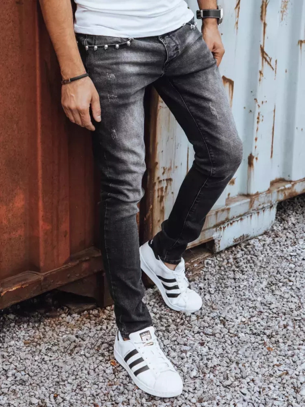 Černé pánské džíny regular fit Dstreet UX3825 Barva: Černá, Velikost: 30