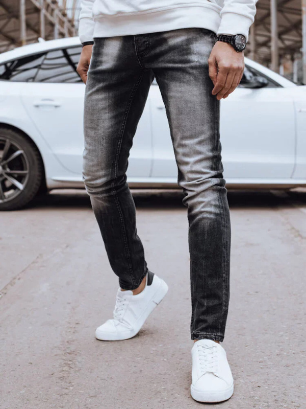Černé pánské kalhoty Dstreet UX3818 s33