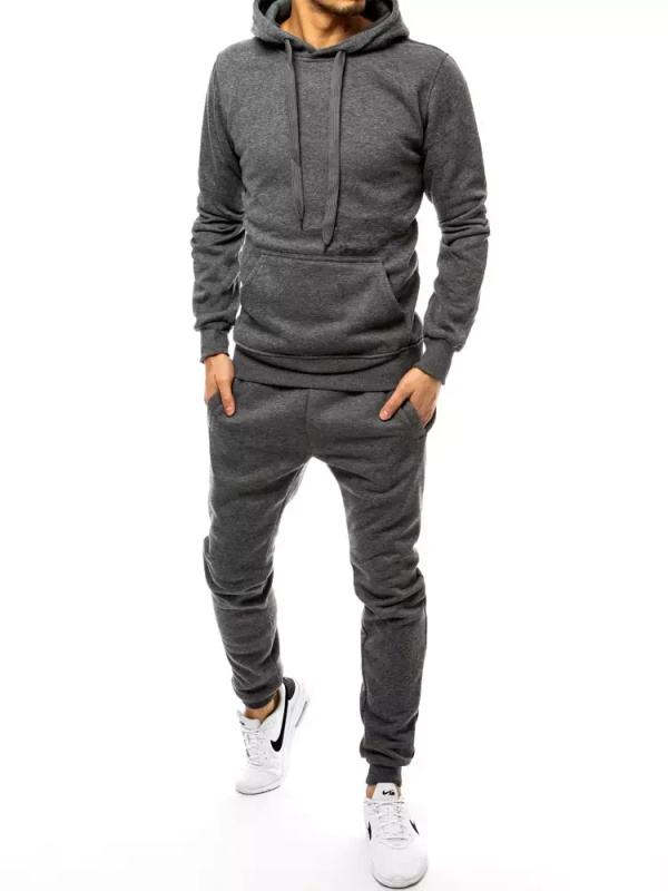 Tmavě šedá pánská tepláková souprava Dstreet AX0382 M