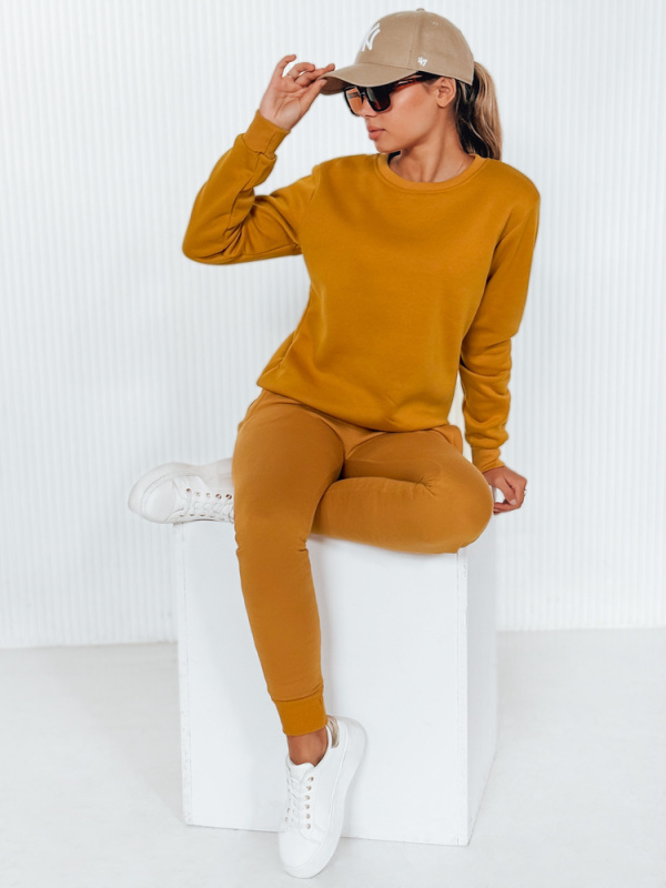 Dstreet Tepláková souprava FITT černá AY0125 Barva: Hnědá, Velikost: S