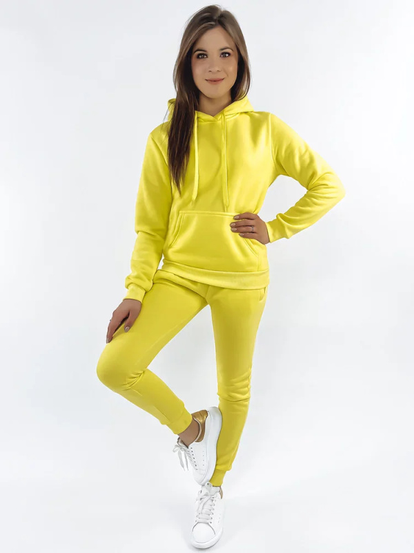 Dámské tepláky DRESSLILY žluté AY0344 M