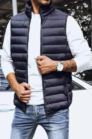 Pánská tmavě modrá vesta Dstreet TX4130 XXL