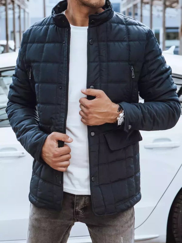 Pánská tmavě modrá bunda Dstreet TX4135 L/50