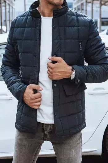 Pánská tmavě modrá bunda Dstreet TX4135 3XL / 56