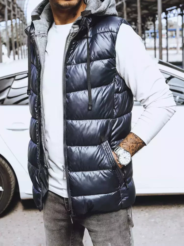Pánská tmavě modrá vesta Dstreet TX4140 XXL