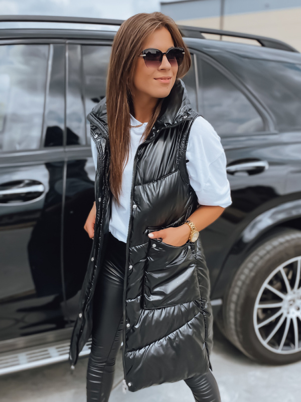 Dámská prošívaná vesta MARIEL černá Dstreet TY3017 M