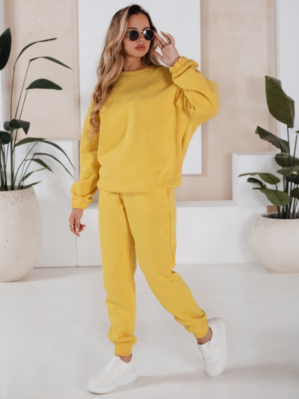 Dámská mikina ARIELLA PREMIUM žlutá Dstreet AY0734 L