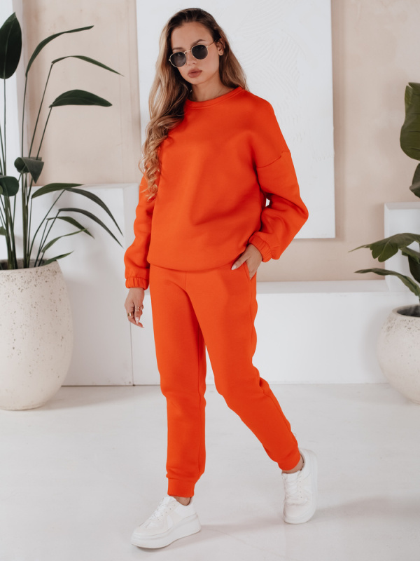 Dámská mikina ARIELLA PREMIUM oranžová Dstreet AY0724 XL