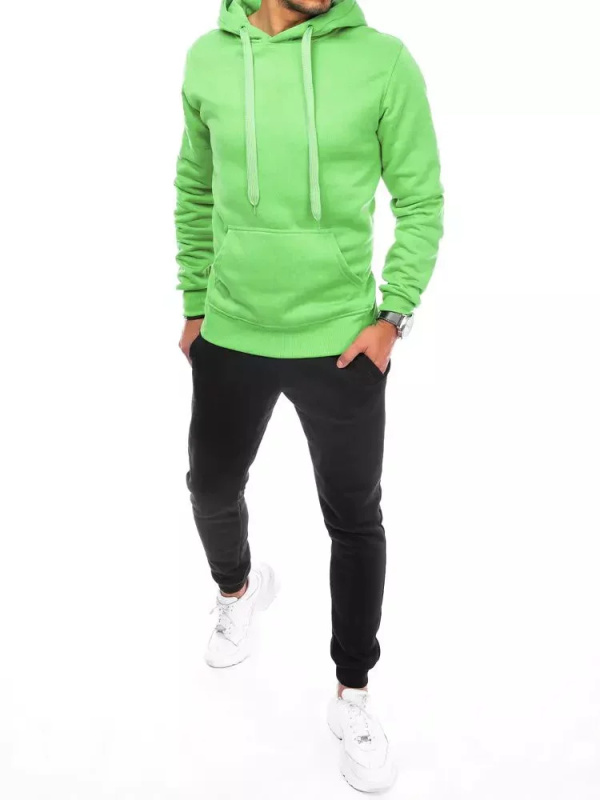 Zelenočerná pánská tepláková souprava Dstreet AX0646 XL