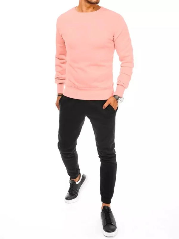 Pánská růžovo-černá tepláková souprava Dstreet AX0647 M