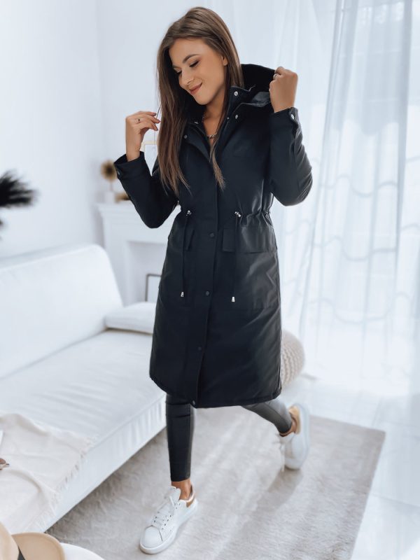 Dámská bunda ISLA černá Dstreet TY3210 Barva: Béžová, Velikost: M