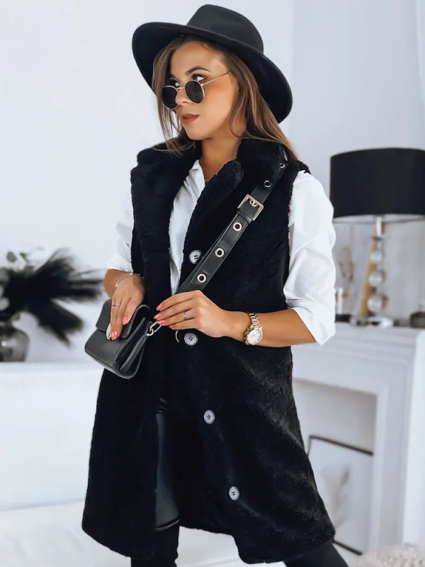 Dámská vesta BALLA černá Dstreet TY3199 S