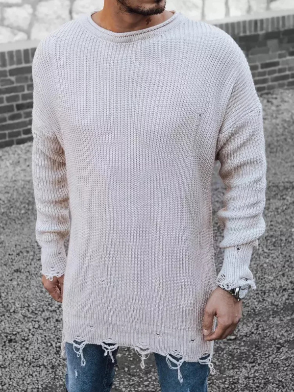 Béžový pánský svetr Dstreet WX1965 L