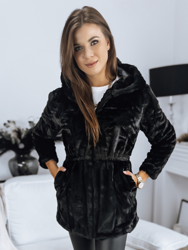 Dámská bunda KALIA černá Dstreet TY3326 Barva: Černá, Velikost: XXL