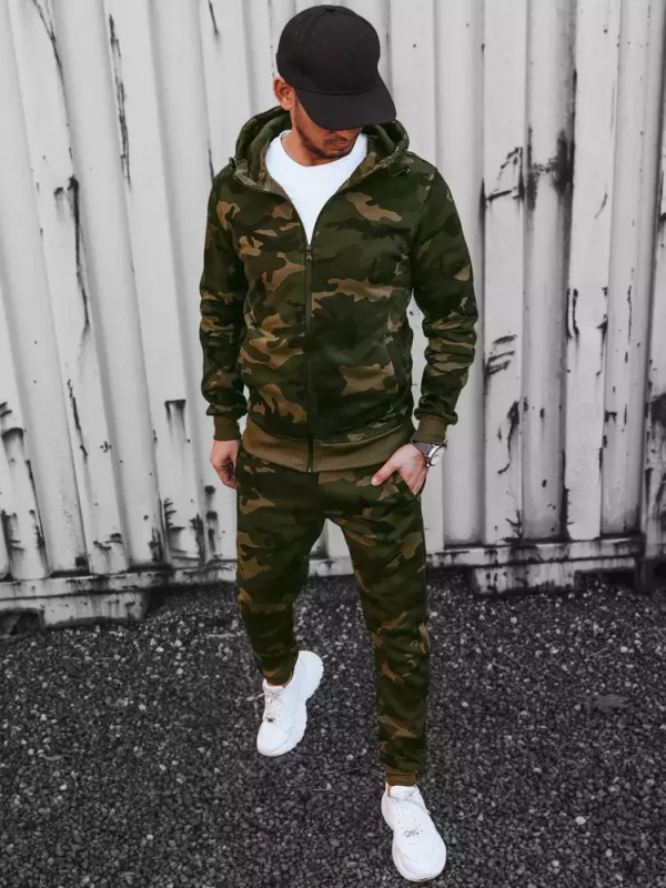 Zelená pánská tepláková souprava Dstreet AX0622 XL