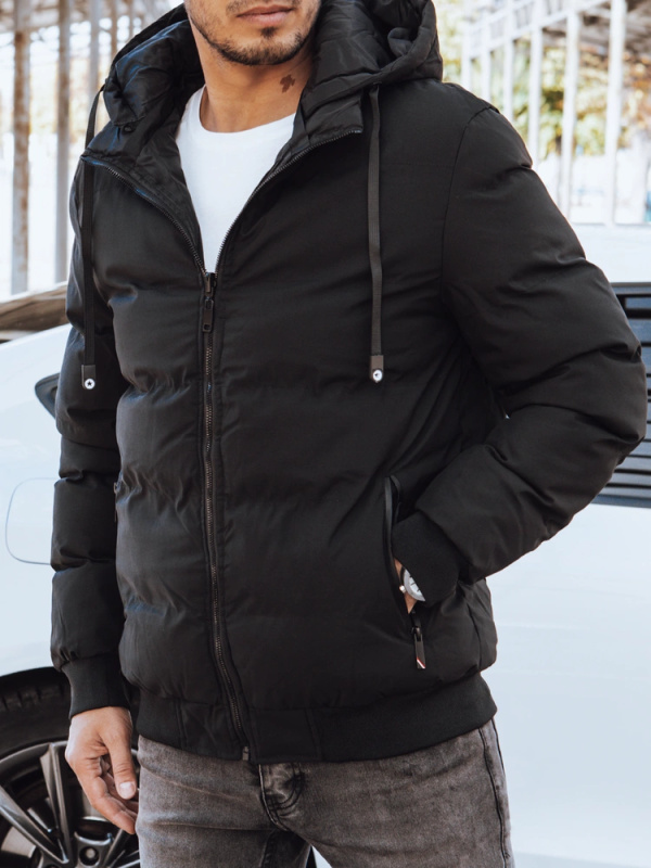 Černá oboustranná pánská bunda Dstreet TX4298 M