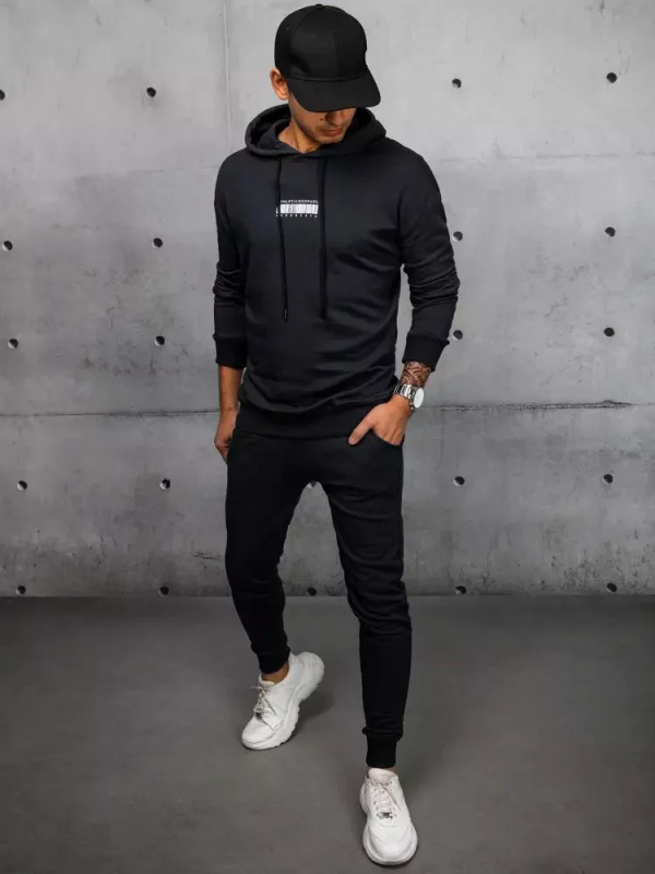 Černá pánská tepláková souprava Dstreet AX0685 L