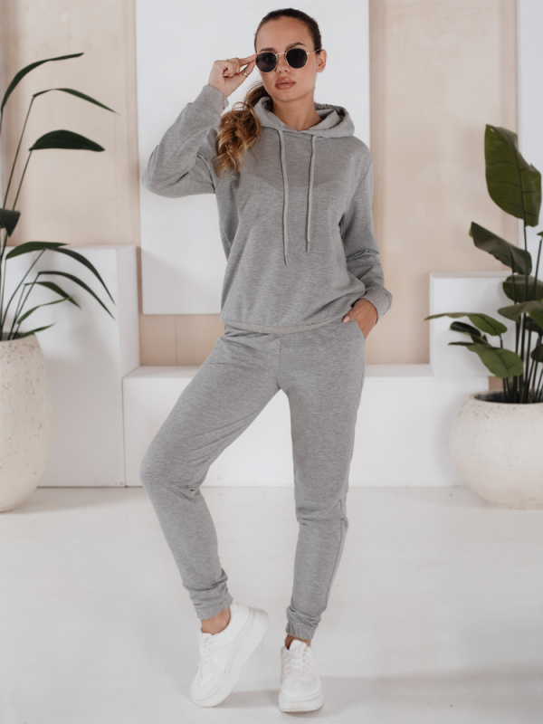 Dámská tepláková souprava MIGEL světle šedá Dstreet AY0812 M