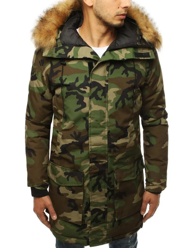 Pánská zimní bunda parka, kamufláž TX3130 L