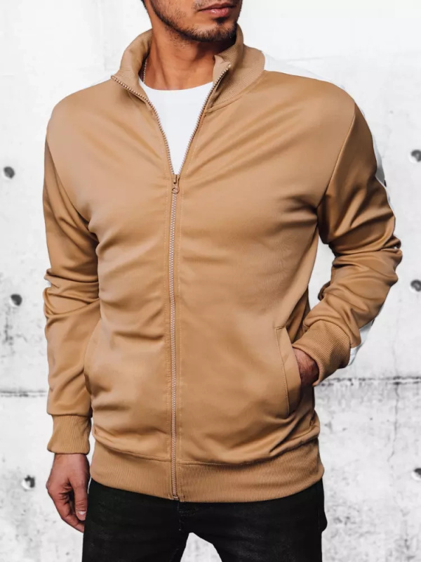 Pánská mikina khaki Dstreet BX5564 XL
