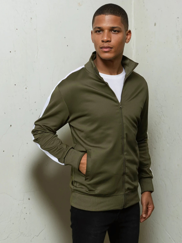 Dstreet pánská modrá mikina na zip BX5565 M