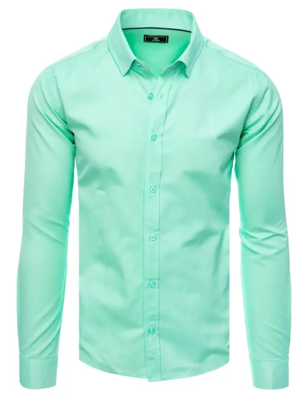 Pánská elegantní mint košile Dstreet DX2433 XL