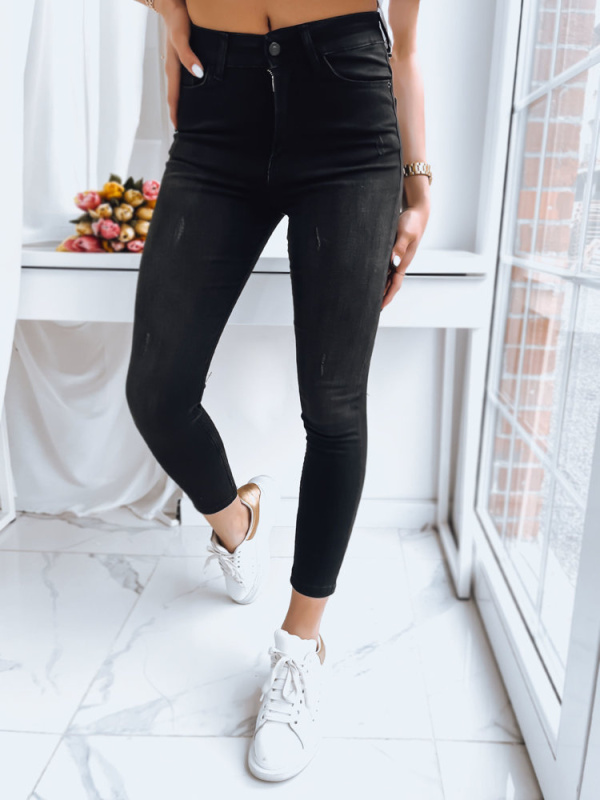 Dámské džíny skinny ADELAIDA Barva černá DSTREET UY1403 Barva: Černá, Velikost: 29