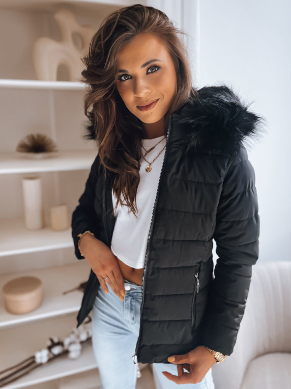 Dámská prošívaná bunda TERRA černá Dstreet TY3673 XL